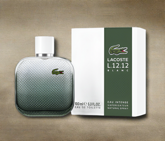 LACOSTE L.12.12 BLANC EAU INTENSE 3.3 EAU DE TOILETTE SPRAY FOR MEN