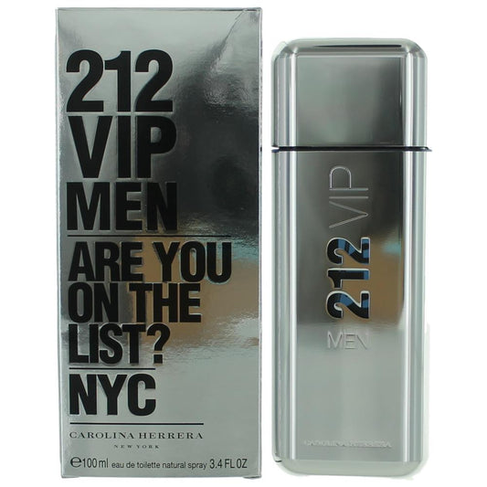 212 VIP by Carolina Herrera, 3.4 oz Eau De Toilette Spray for Men