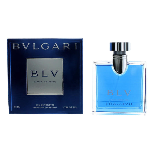 BLV Pour Homme by Bvlgari, 1.7 oz Eau De Toilette Spray for Men