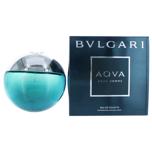 Aqva Pour Homme by Bvlgari, 3.4 oz Eau De Toilette Spray for Men (Aqua)