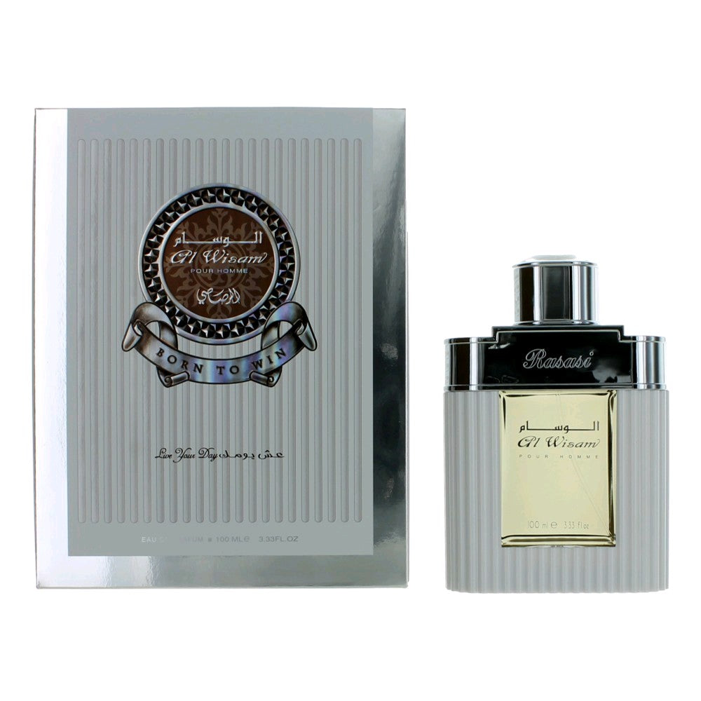 Al Wisam by Rasasi, 3.3 oz Eau De Parfum Spray for Men