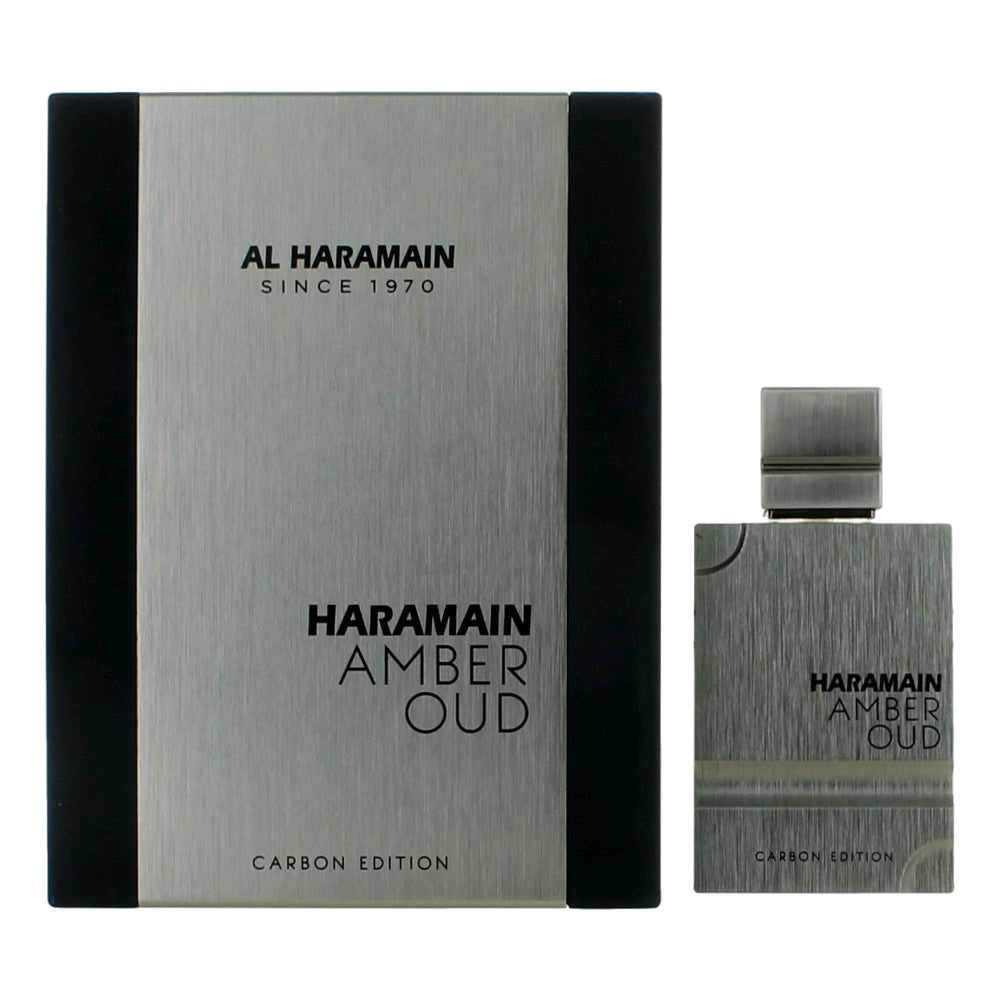 Amber Oud Carbon Edition by Al Haramain, 2 oz Eau De Parfum Spray for Unisex