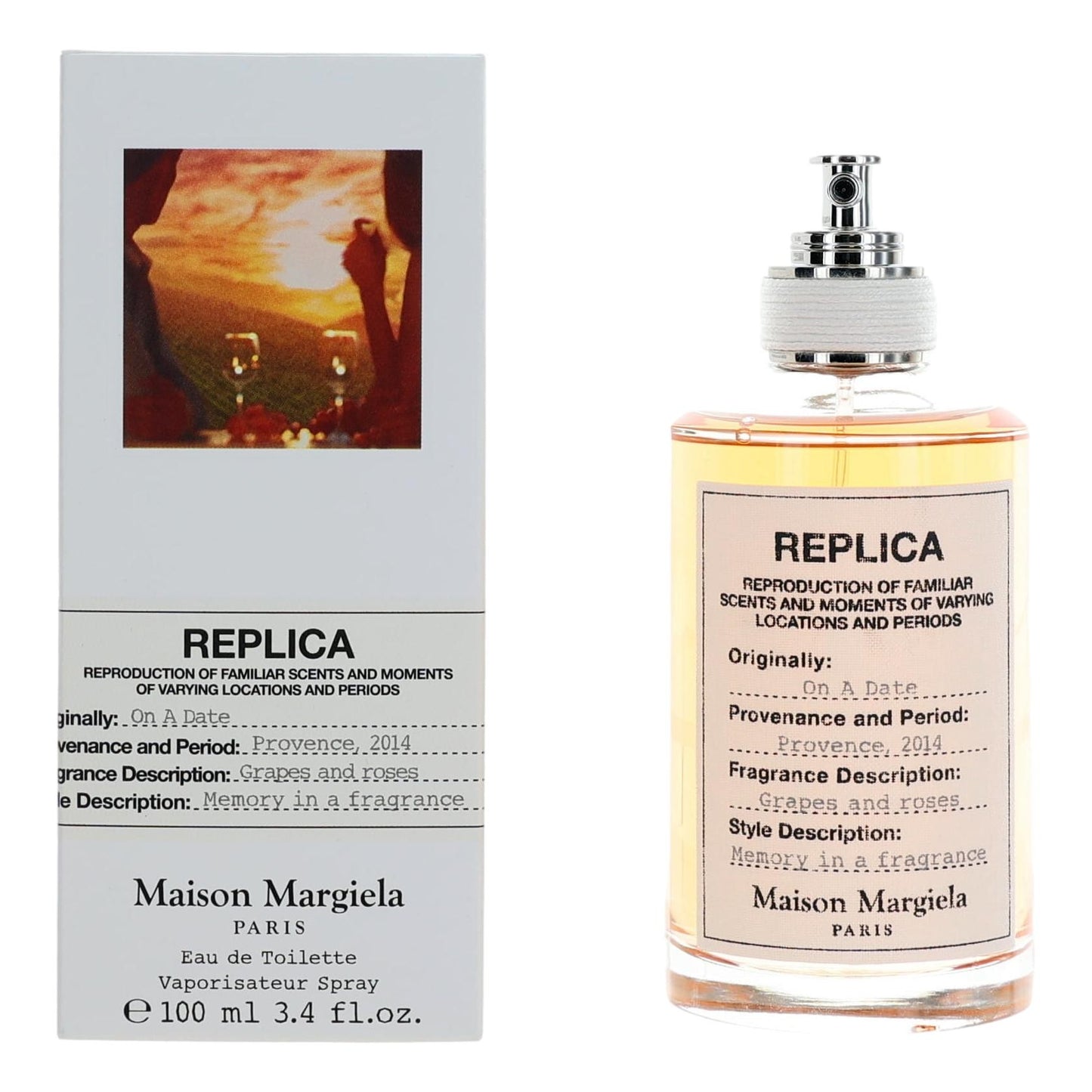 Replica On A Date by Maison Margiela, 3.4 oz Eau De Toilette Spray for Unisex