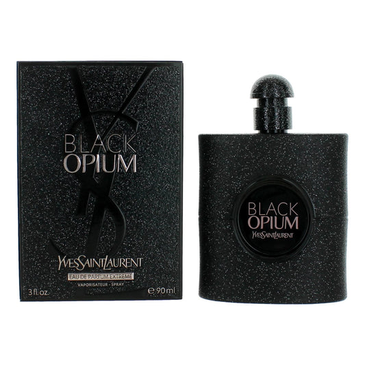 Black Opium by Yves Saint Laurent, 3 oz Eau De Parfum Extreme Spray for Women