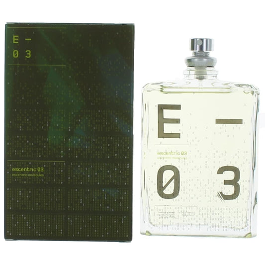 Escentric 03 by Escentric Molecules, 3.5 oz Eau De Toilette Spray for Unisex