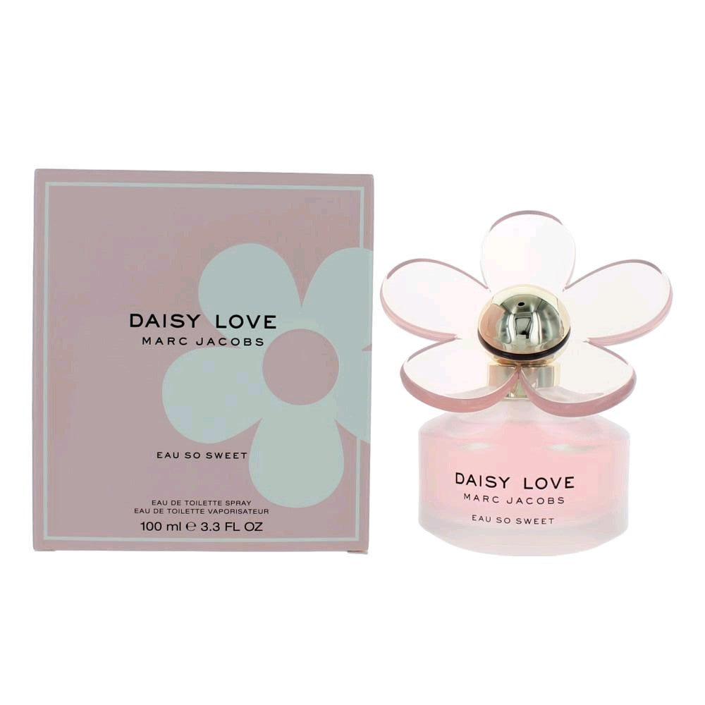 Daisy Love Eau So Sweet by Marc Jacobs is a delightful Eau De Toilette Spray, ideal for daytime wear.  Its playful and vibrant nature makes it perfect for spring and summer, adding a touch of sunshine to your day.